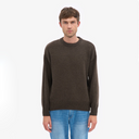 Oversized Merino Crewneck - Coffee Brown