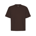 Oversized Organic T-Shirt - Coffee Brown