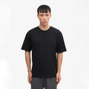 Oversized Organic T-Shirt -  Deep Black
