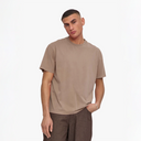 Oversized Organic T-Shirt - Faded Khaki
