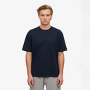 Oversized Organic T-Shirt - Navy Blue