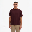 Oversized Organic T-Shirt - Oxblood Red