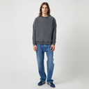 French Terry Crewneck - Washed Black