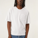Garment Dye Pocket Tee - White