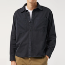 Garment Dye Twill LS - Black