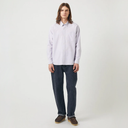 Stripe Oxford L/S Shirt - Purple