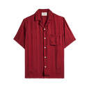 Cupro Stripe - Bordeaux