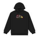 Classic Cross Stitch Hoodie - Black