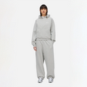 Classic Small Logo Hoodie - Heather Grey