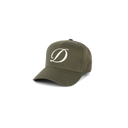 D Full Fit Cap - Olive Green