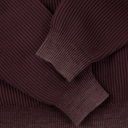 Double Zip Knit - Wine
