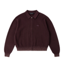 Double Zip Knit - Wine
