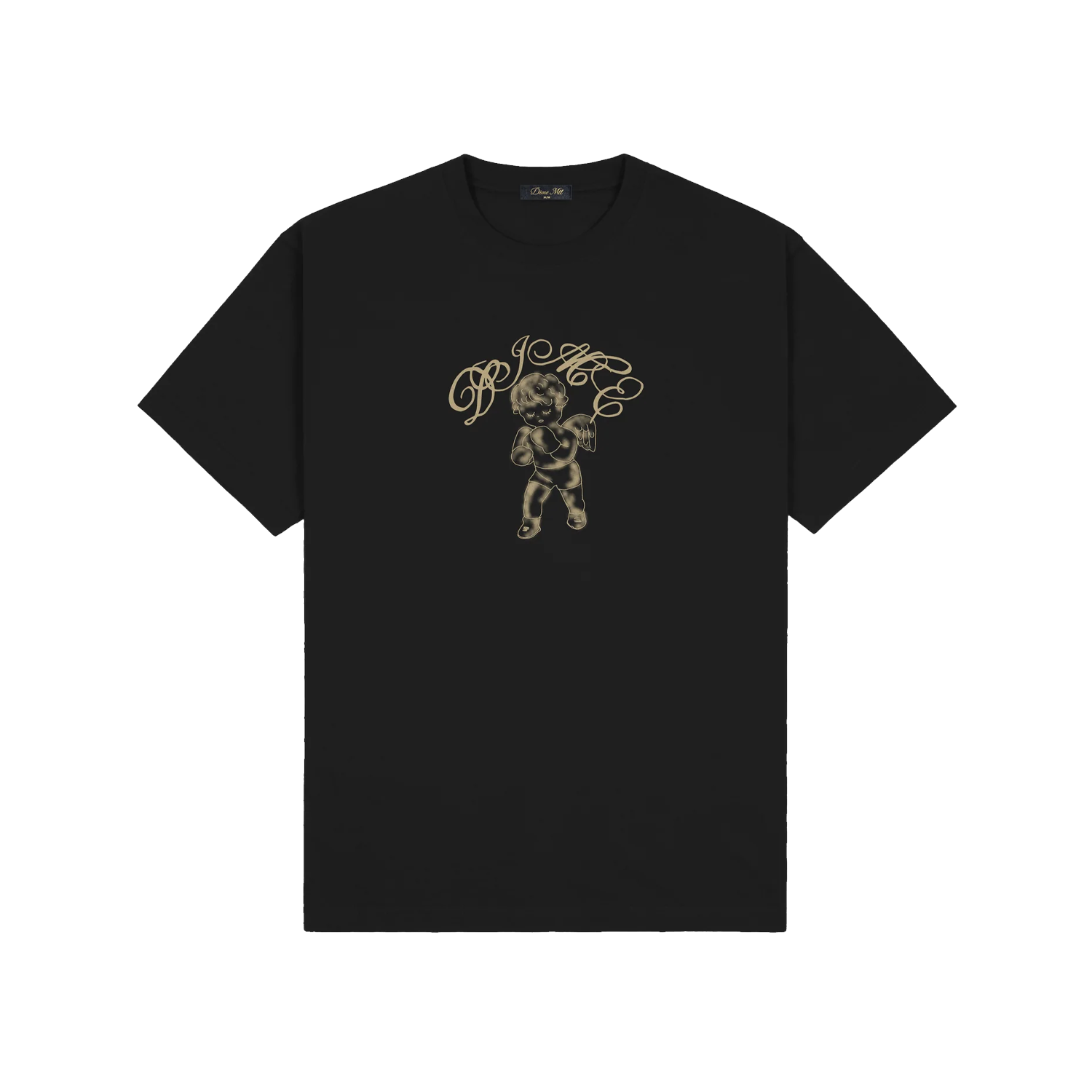 【IFYOUWANT】Distorted pigment TEE 이퓨원트(IFYOUWANT) Distorted pigment TEE smoke black