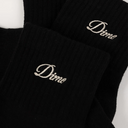 Dime Two Pack Long Socks - Black