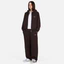 Classic Small Logo Zip Up Hoodie - Dark Brown