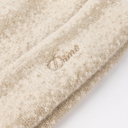 Mohair Striped Beanie - Cream
