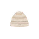 Mohair Striped Beanie - Cream