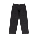 Relaxed Denim Pants - Black Washed