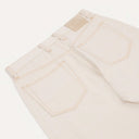 5 Pocket Selvedge Denim- Ecru