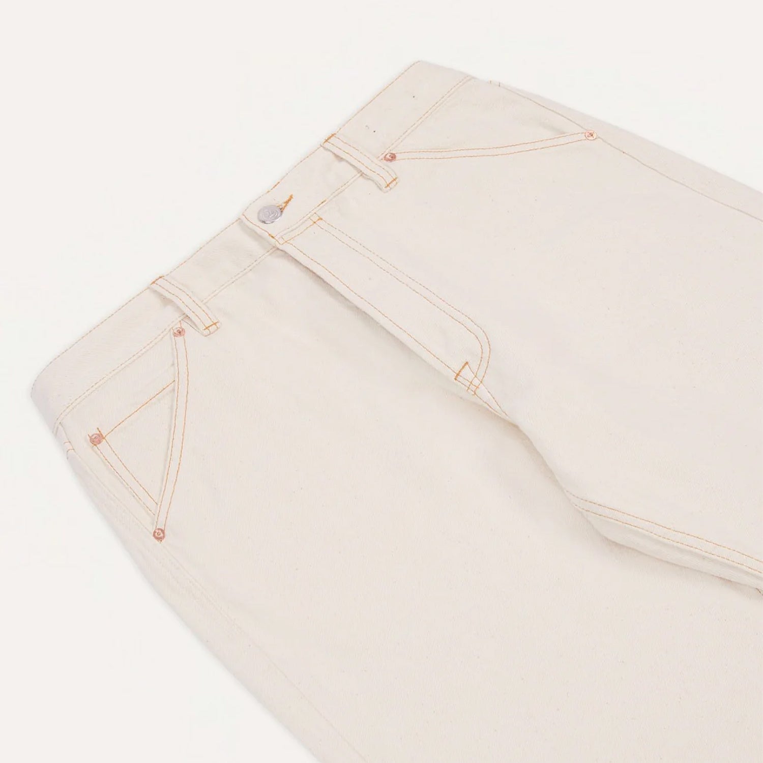 Drakes of London 5 Pocket Selvedge Denim- Ecru – Stomping Ground
