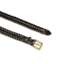 Hand Plaited Belt - Black