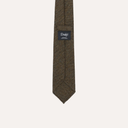 Shetland Herringbone Tie - Orange & Brown