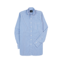 Bengal Stripe Button Down Poplin Shirt - Blue