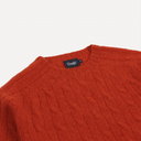 Brushed Shetland Cable Jumper - Carmen