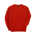 Brushed Shetland Cable Jumper - Carmen