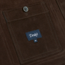 Heavyweight Suede Five-Pocket Chore Jacket - Choc Brown