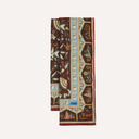 Classic Moghul Printed Scarf - Brown / Beige