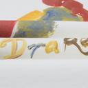 Cockerel Back Print Hiking Tee - Antique White