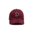 Cross Stitch D Twill Baseball Cap - Burgundy