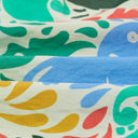 Ducks Print Swim Short- Ecru