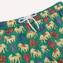 Drawstring Swimshort - Elephants Green