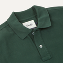 LS Pique Polo Shirt - Forest Green