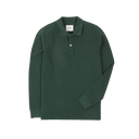LS Pique Polo Shirt - Forest Green