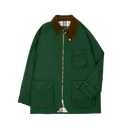 Waxed Coverall Jacket - Emerald Green