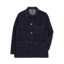 Selvedge Denim Five-Pocket Chore Jacket - Indigo Rinse
