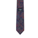 Paisley Print Twill Madder Tie-Navy