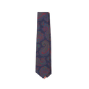 Paisley Print Twill Madder Tie-Navy