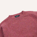 Brushed Shetland Crew - Zinnia Pink