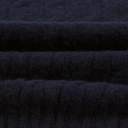 Brushed Shetland Cable Jumper - Navy