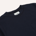 Lightweight SS Cotton Flame Pocket Tee-Navy