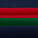 Middle Stripe Rugby - Navy / Red / Green