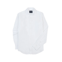 Linen Spread Collar Shirt - White