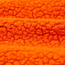 Boucle Wool Zip Jacket - Orange
