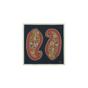 Paisley Print Bandana - Navy