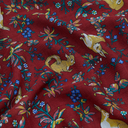 Lion Tapestry Bandana - Red