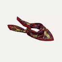 Lion Tapestry Bandana - Red